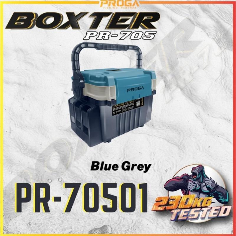 harga tackle box Mebao MB 500 Single Layer (20L) pivoting swing trays instead of stacked cantilever trays open with single finger operation and eliminate the need to double the footprint and expand out linked trays in order to access one piece of tackle PR-705 PROGA BOXTER TACKLE FISHING