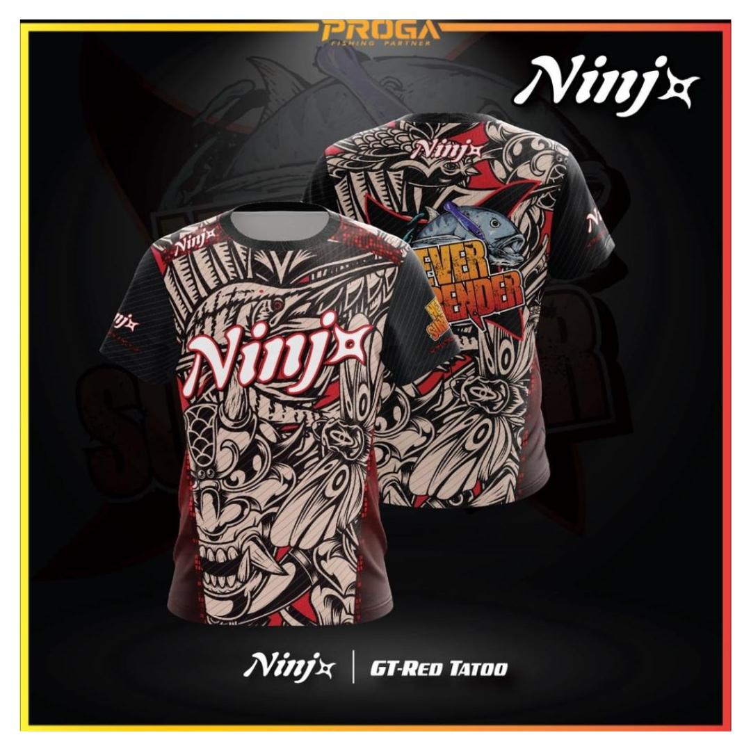 NINJ+ GT RED SHORT SLEEVE SHIRT #M-3XL