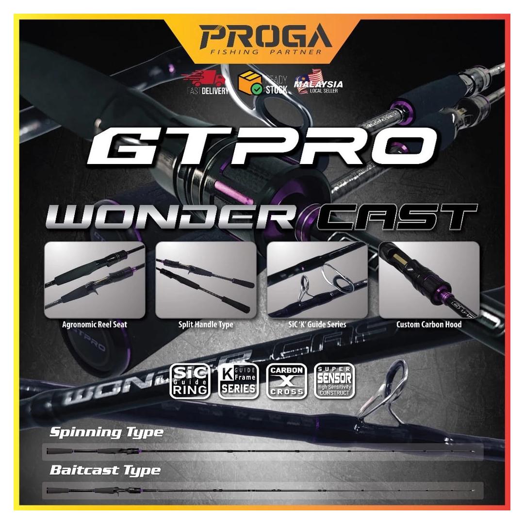 [PROGA] GTPRO WONDER CAST Spinning/BC Fishing Rod