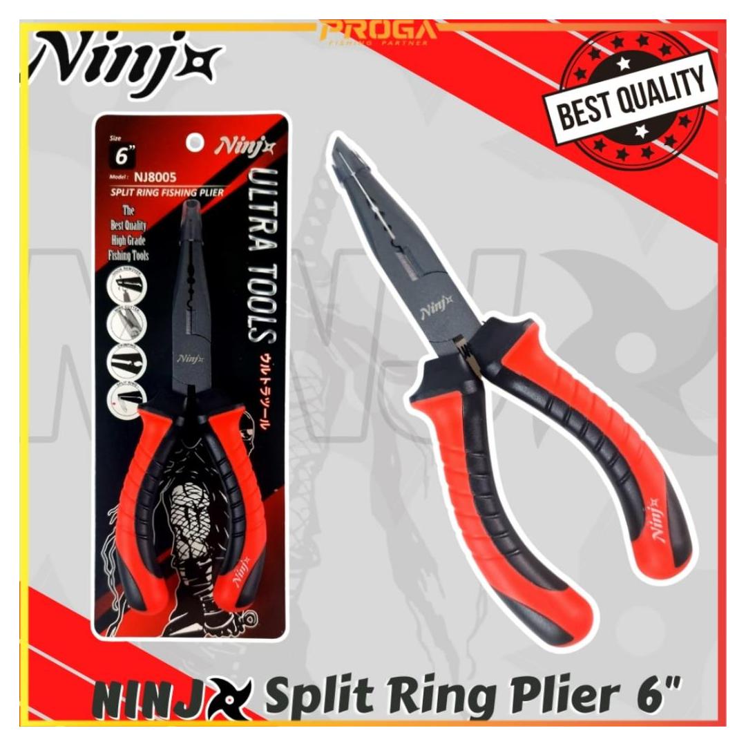 NINJ NJ8005 Split Ring Fishing Plier 6″