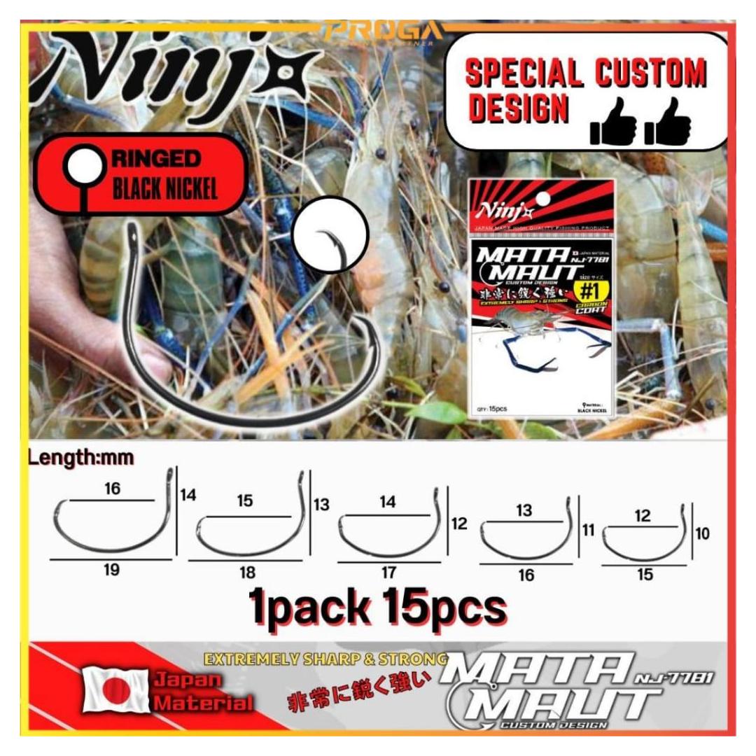 NINJ NJ-7781  Special Custom Design Killer Prawn Hook