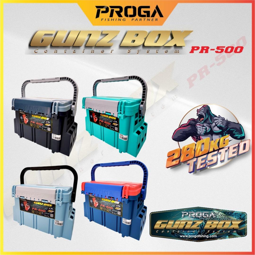 =PR-500= PROGA GUNZ BOX TACKLE FISHING BOX(3 YEAR WARRANTY)