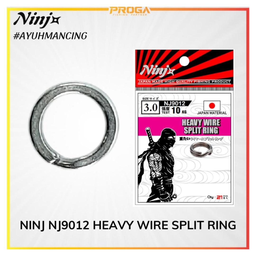 NINJ NJ9012 High Quality Heavy Wire Fishing Split Ring