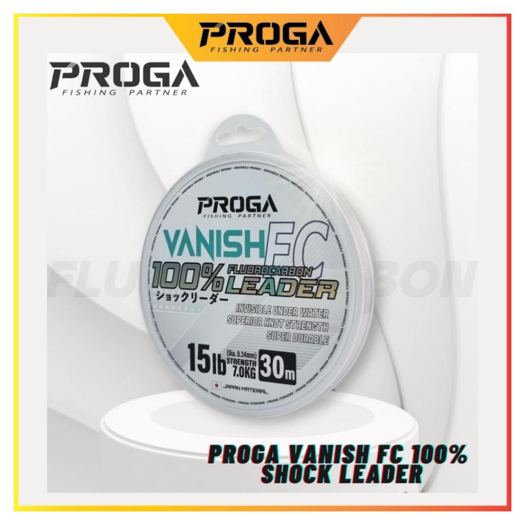 PROGA VANISH Fluorocarbon FC100% 30M Fishing Shock Leader