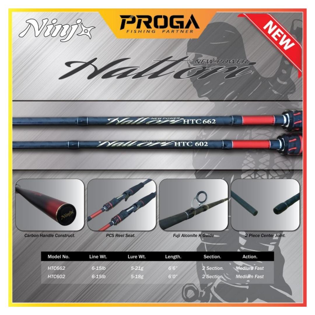 [PROGA] NINJ HATTORI BAITCASTING Fishing Rod – FUJI ‘O’ RING