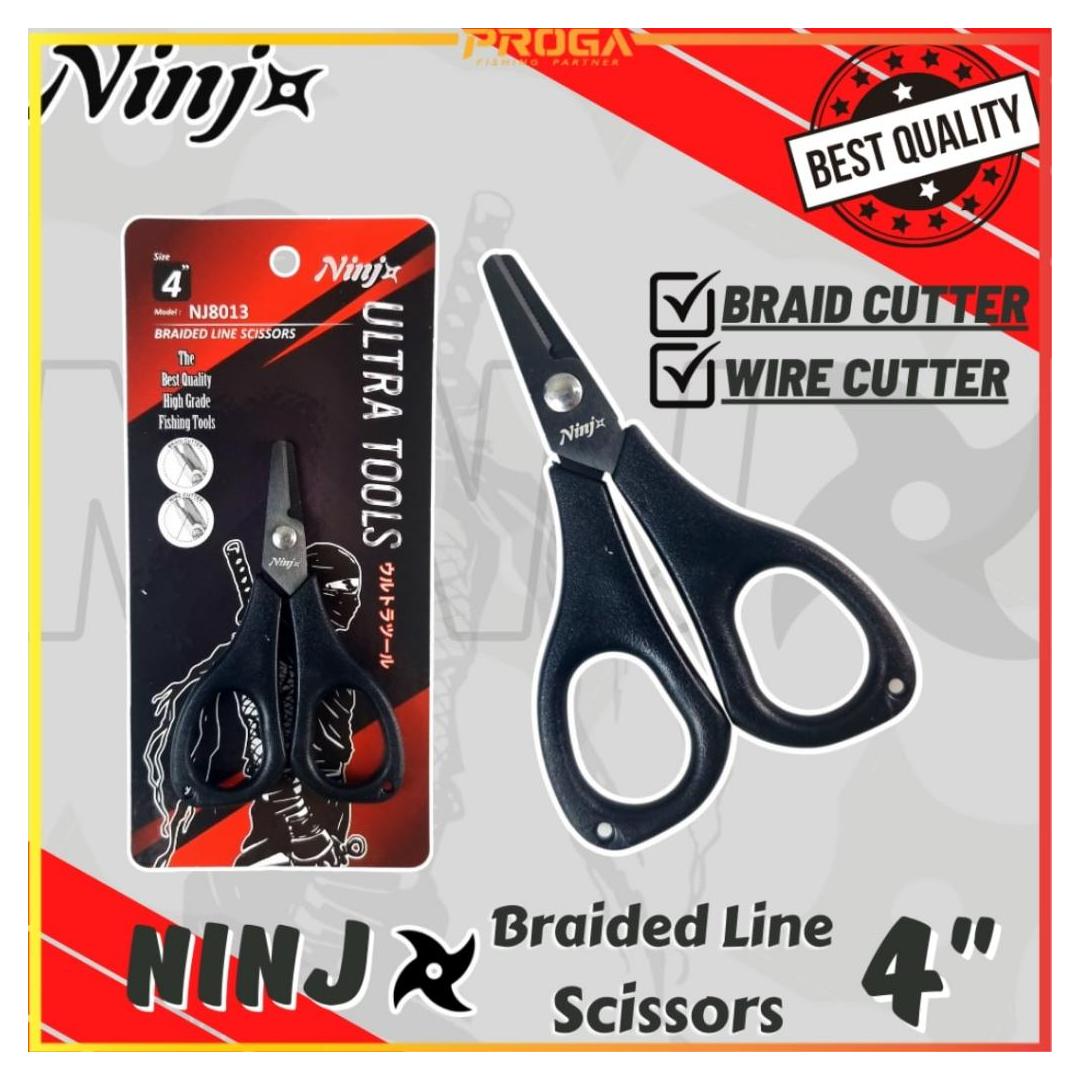 NINJ NJ8013 Braided Line Fishing Scissors 4″