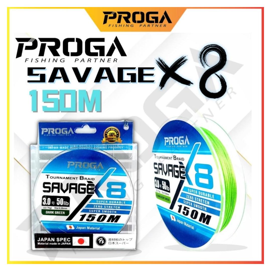 PROGA SAVAGE X8 150M Fishing Braided Line