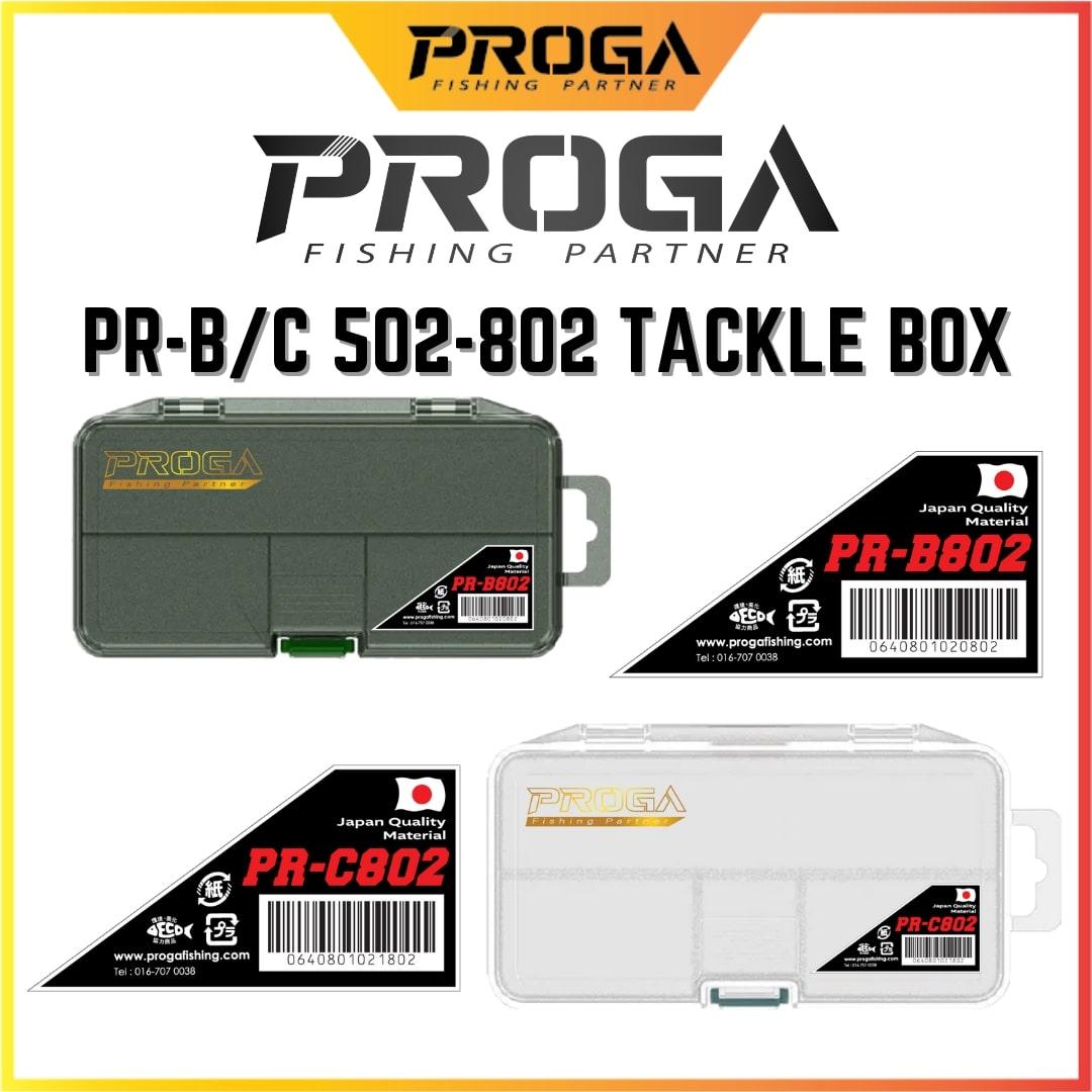 PROGA PR-B/C502-802 TACKLE CASE {BLACK/CLEAR}