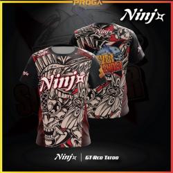 NINJ+ GT RED SHORT SLEEVE SHIRT #M-3XL