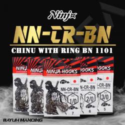 1101 NN-CR-BN NINJx CHINU W/RING HOOK #4-5/0