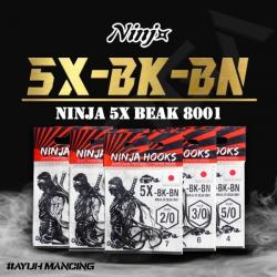8001 5X-BK-BN NINJx BEAK HOOK #2/0-6/0