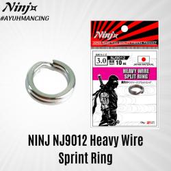 NINJ NJ9012 High Quality Heavy Wire Fishing Split Ring