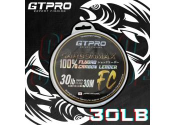 GTPRO CARBONMAX Fluorocarbon FC 100% 30M Fishing Shock Leader