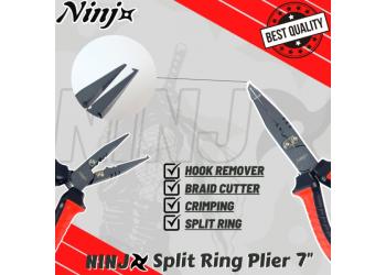 NINJ NJ8002 Split Ring Fishing Plier 7″