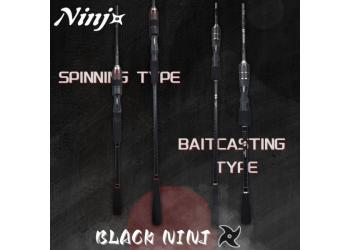 BLACK NINJ+ NBTJ622 Fishing Rod – Double Handle Edition