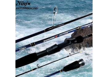 【PROGA】NINJ SAMURAI X Solid Carbon Spinning Fishing Rod