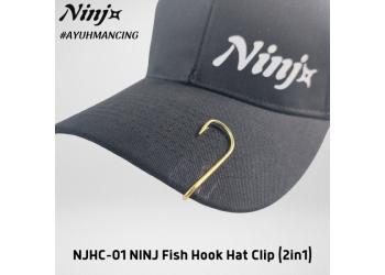 NJHC-01 NINJ Fish Hook Hat Clip (2in1)