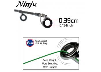 [PROGA] NINJ CATANA New Power Spinning Fishing Rod – FUJI ‘O’ RING