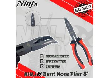 NINJ NJ8008 Bent Nose Fishing Plier 8″