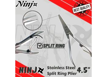 NINJ NJ8012 Stainless Steel Split Ring Fishing Plier 4.5″