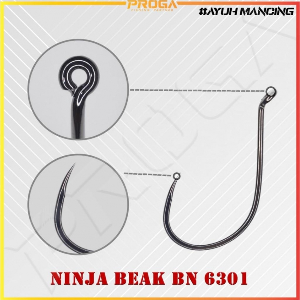 6301 NN-BK-BN NINJx BEAK HOOK #4-7/0