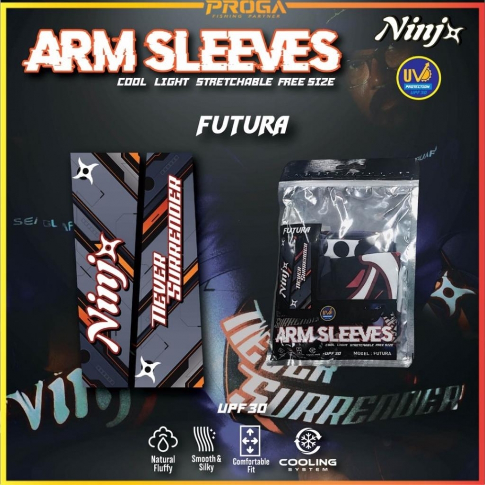 NINJ+ ARM SLEEVE //COOL LIGHT STRETCHABLE