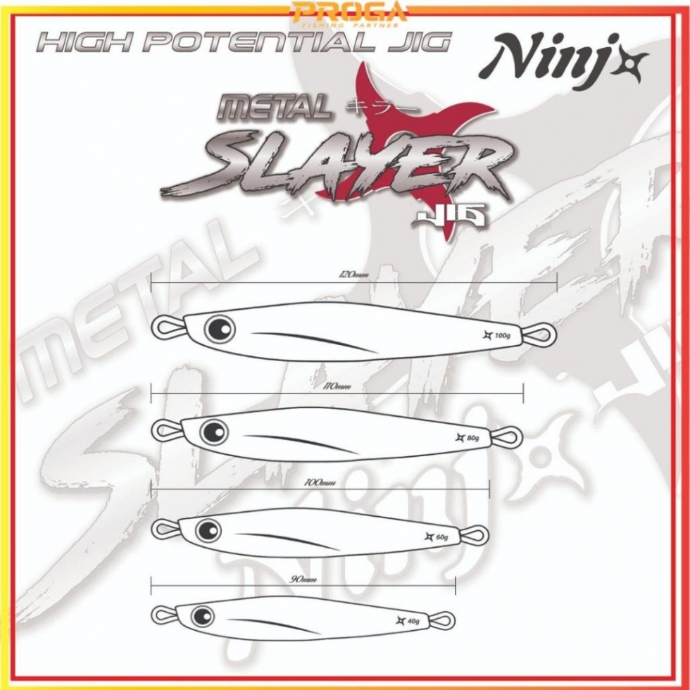 NJ5501 NINJ+ SLAYER JIG 40G/60G/80G/100G