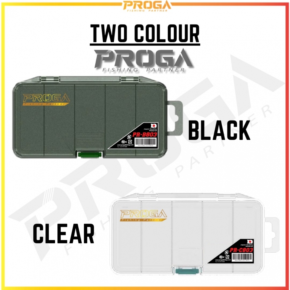 PROGA PR-B/C503-803 TACKLE CASE {BLACK/CLEAR}