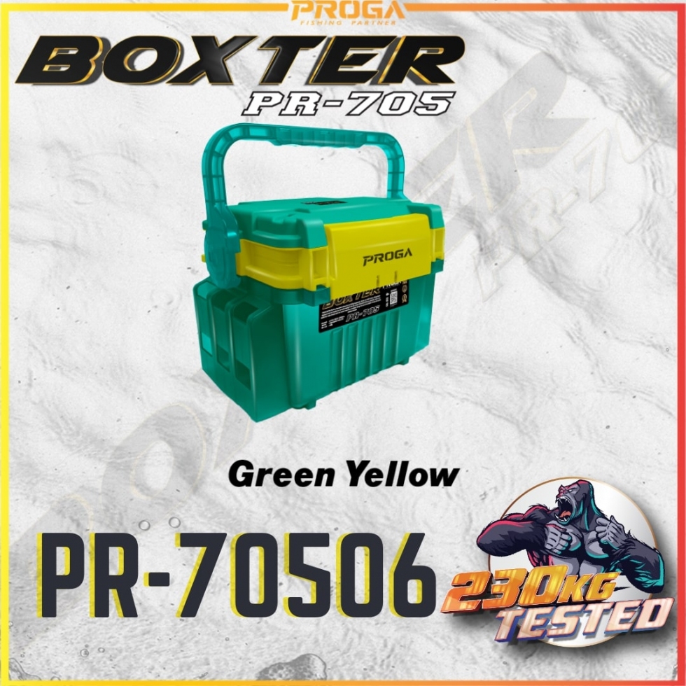 PR-705 PROGA BOXTER TACKLE FISHING BOX(3 YEAR WARRANTY)