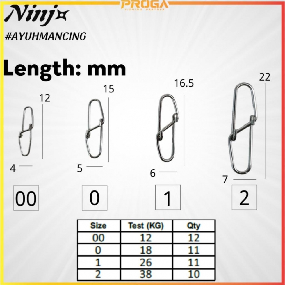 NINJ NJ4022 High Quality Fishing Egg Snap