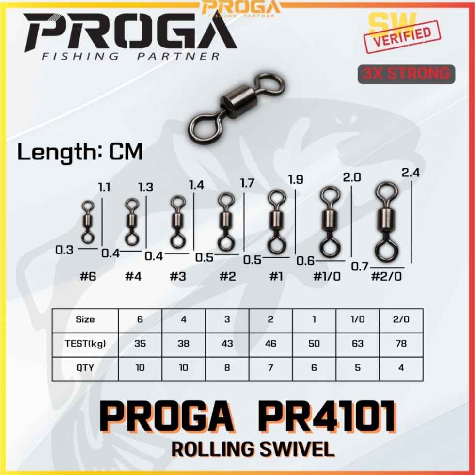 PROGA PR4101 Rolling Swivel