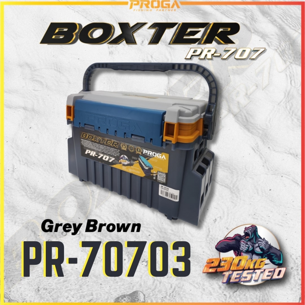 PR-707 PROGA BOXTER TACKLE FISHING BOX(3 YEAR WARRANTY)