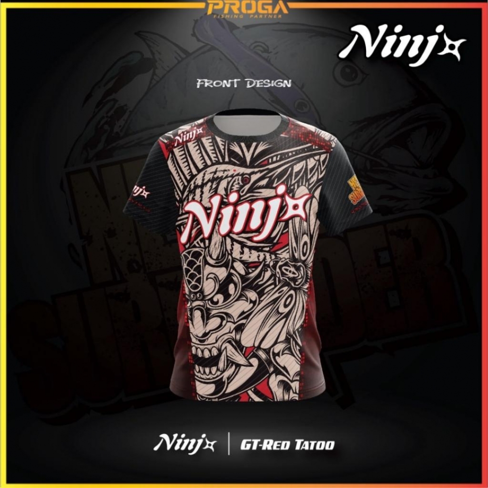 NINJ+ GT RED SHORT SLEEVE SHIRT #M-3XL