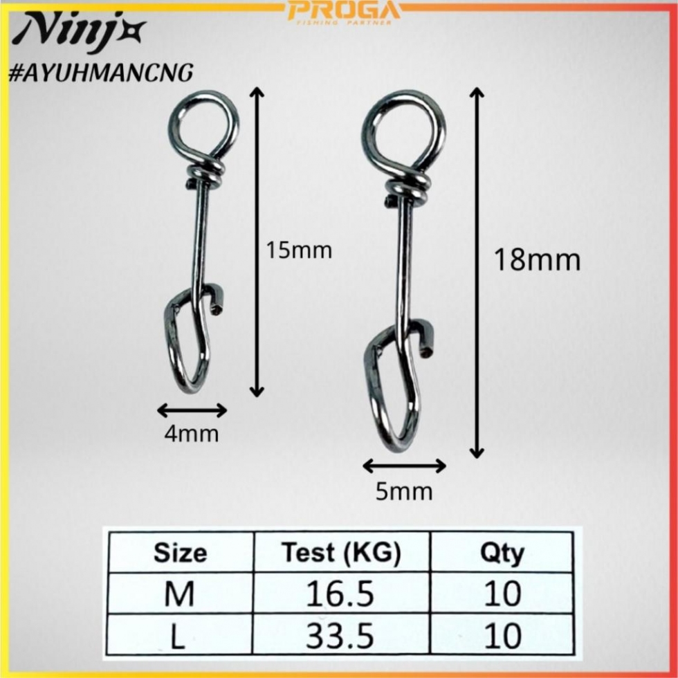 NINJ Fastach Fishing Clip