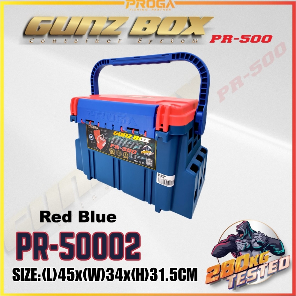 =PR-500= PROGA GUNZ BOX TACKLE FISHING BOX(3 YEAR WARRANTY)