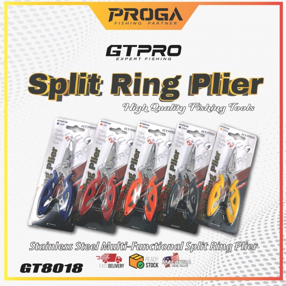 GTPRO GT8018 SPLIT RING PLIER (5 COLOUR)