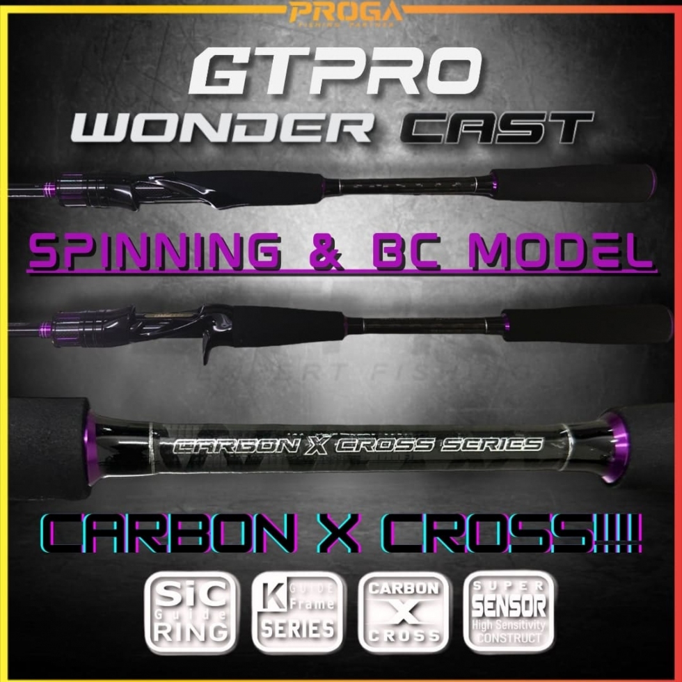 [PROGA] GTPRO WONDER CAST Spinning/BC Fishing Rod