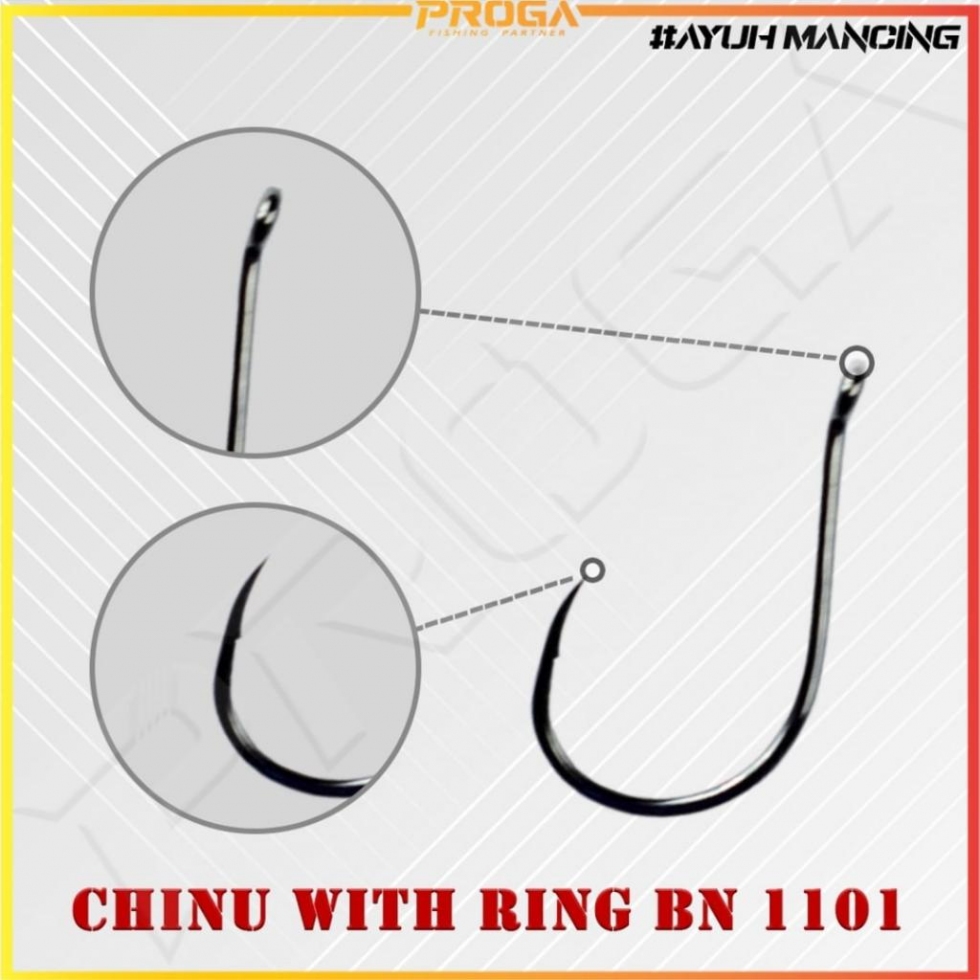 1101 NN-CR-BN NINJx CHINU W/RING HOOK #4-5/0