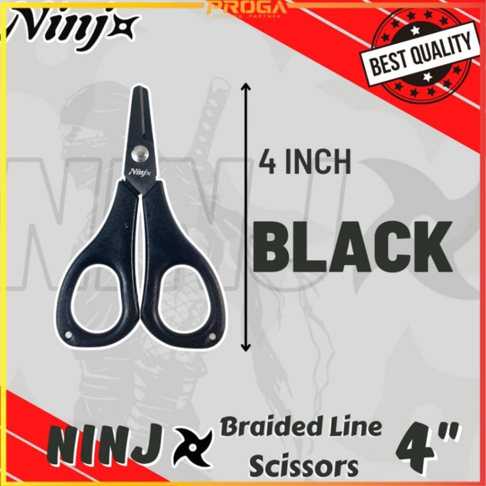 NINJ NJ8013 Braided Line Fishing Scissors 4″