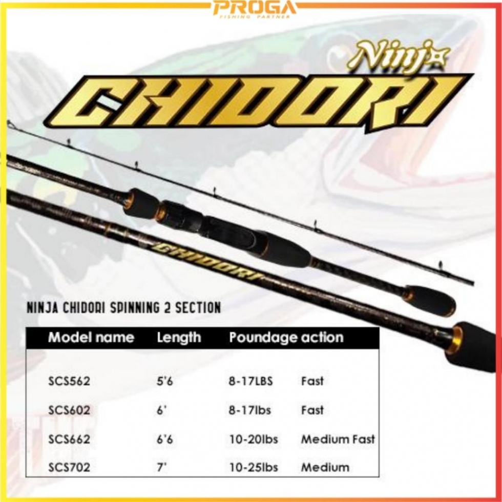 [PROGA] NINJ CHIDORI Spinning Fishing Rod