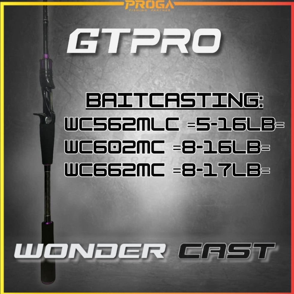 [PROGA] GTPRO WONDER CAST Spinning/BC Fishing Rod