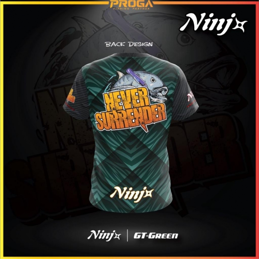 NINJ+ GT GREEN SHORT SLEEVE SHIRT #M-3XL