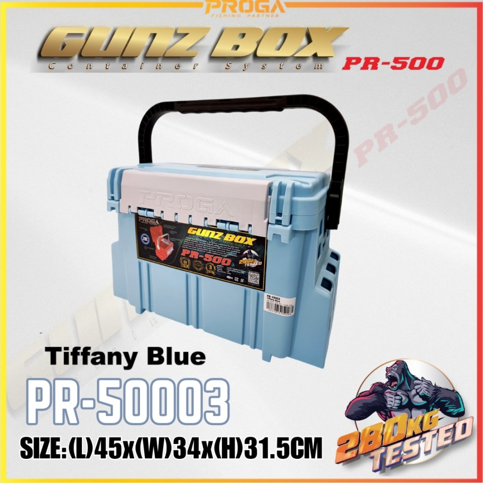 =PR-500= PROGA GUNZ BOX TACKLE FISHING BOX(3 YEAR WARRANTY)