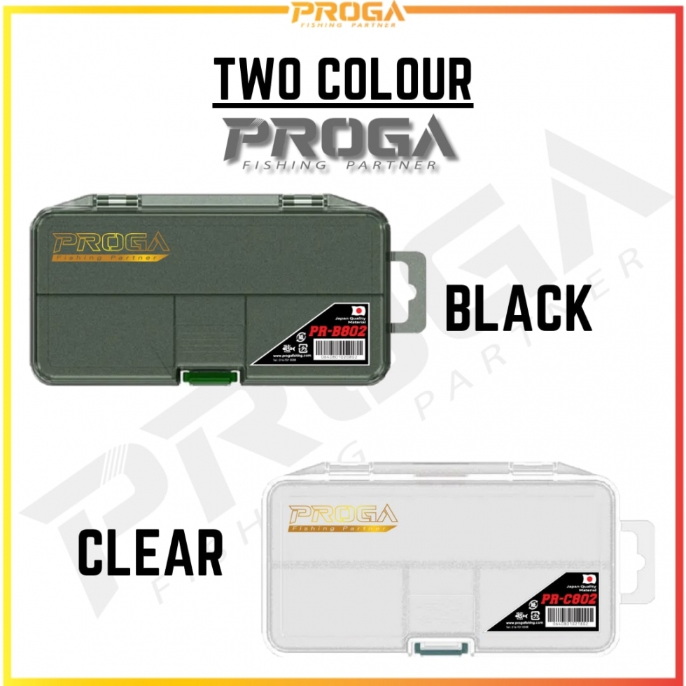 PROGA PR-B/C502-802 TACKLE CASE {BLACK/CLEAR}