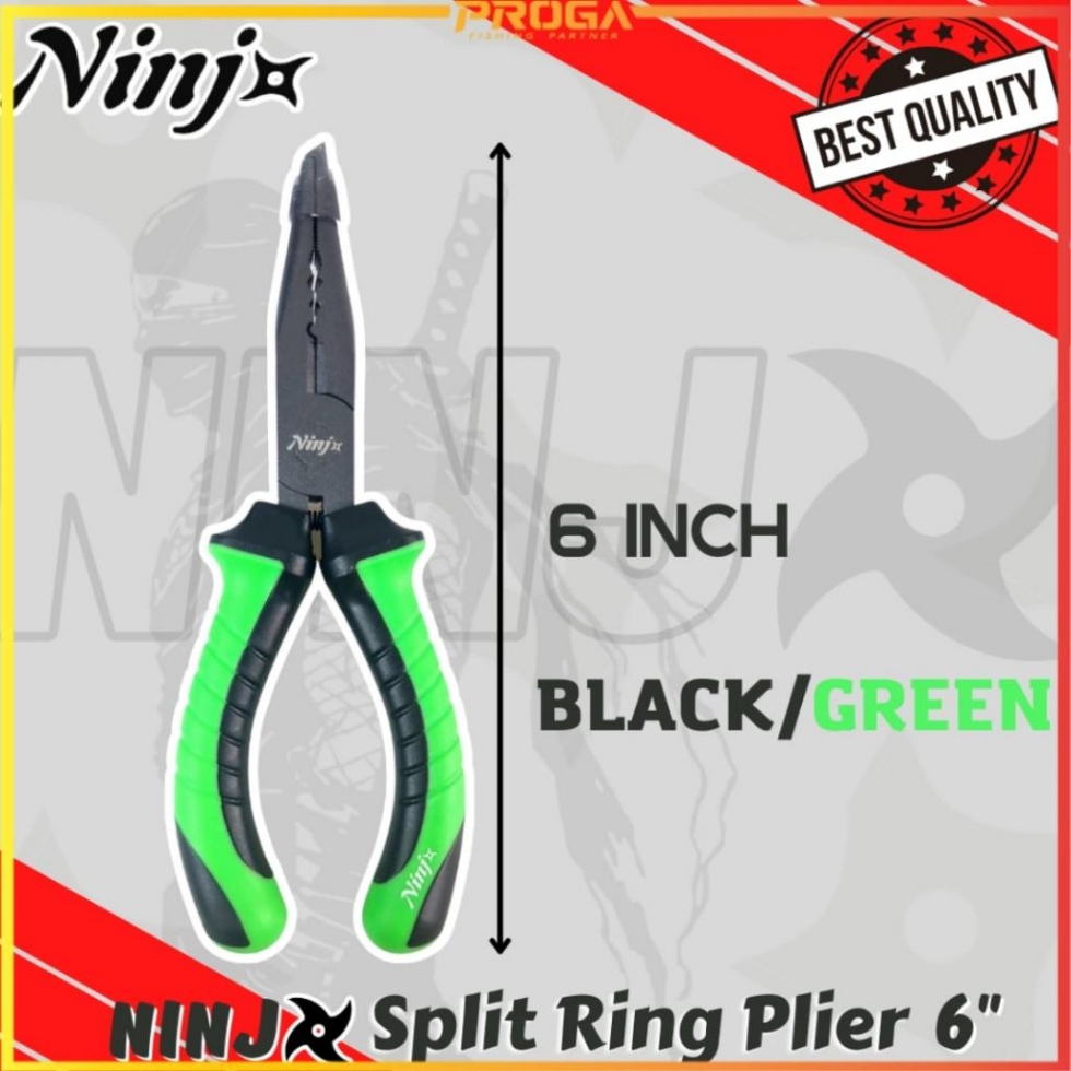 NINJ NJ8005 Split Ring Fishing Plier 6″