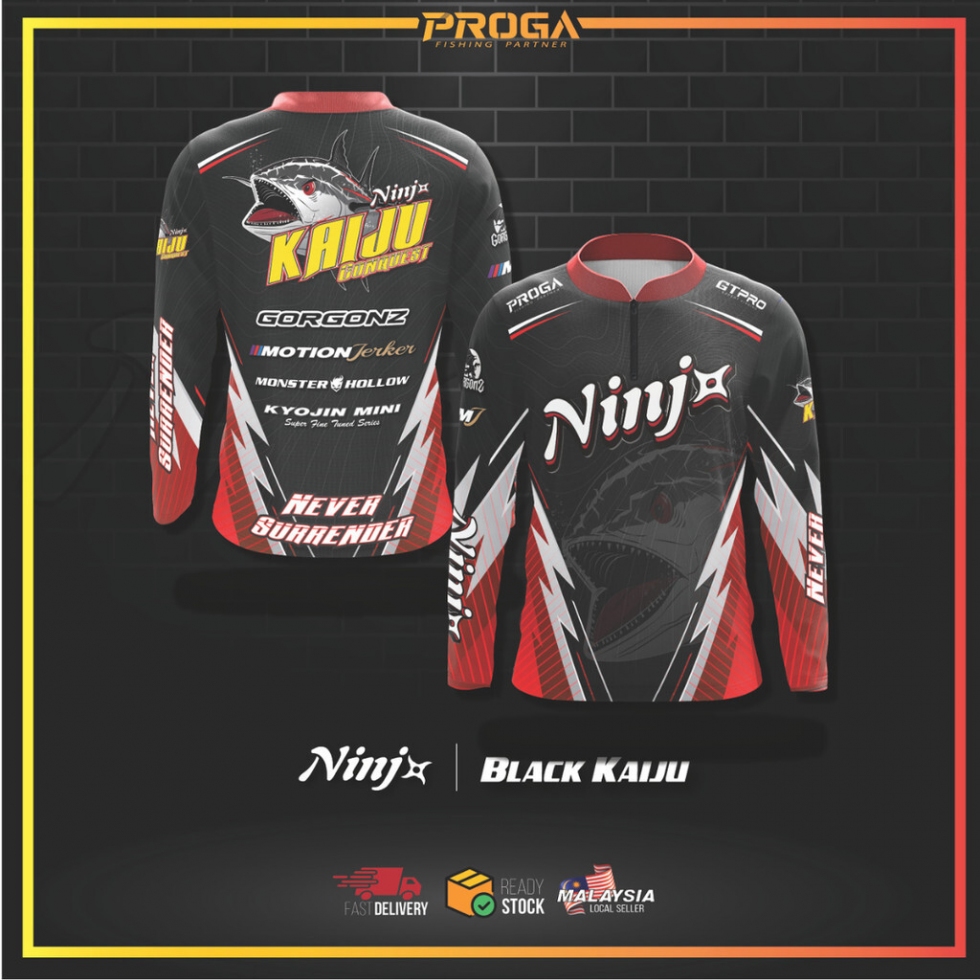 NINJ+ KAIJU LONG SLEEVE SHIRT (3 COLOUR)