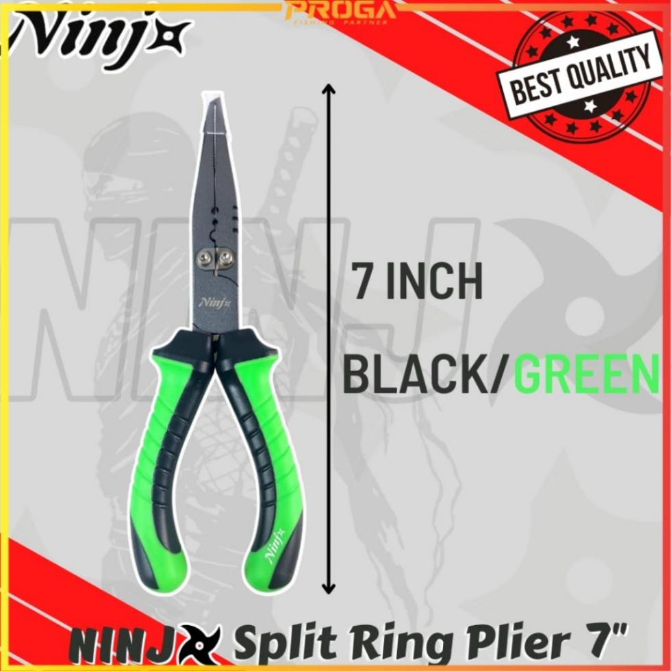 NINJ NJ8002 Split Ring Fishing Plier 7″