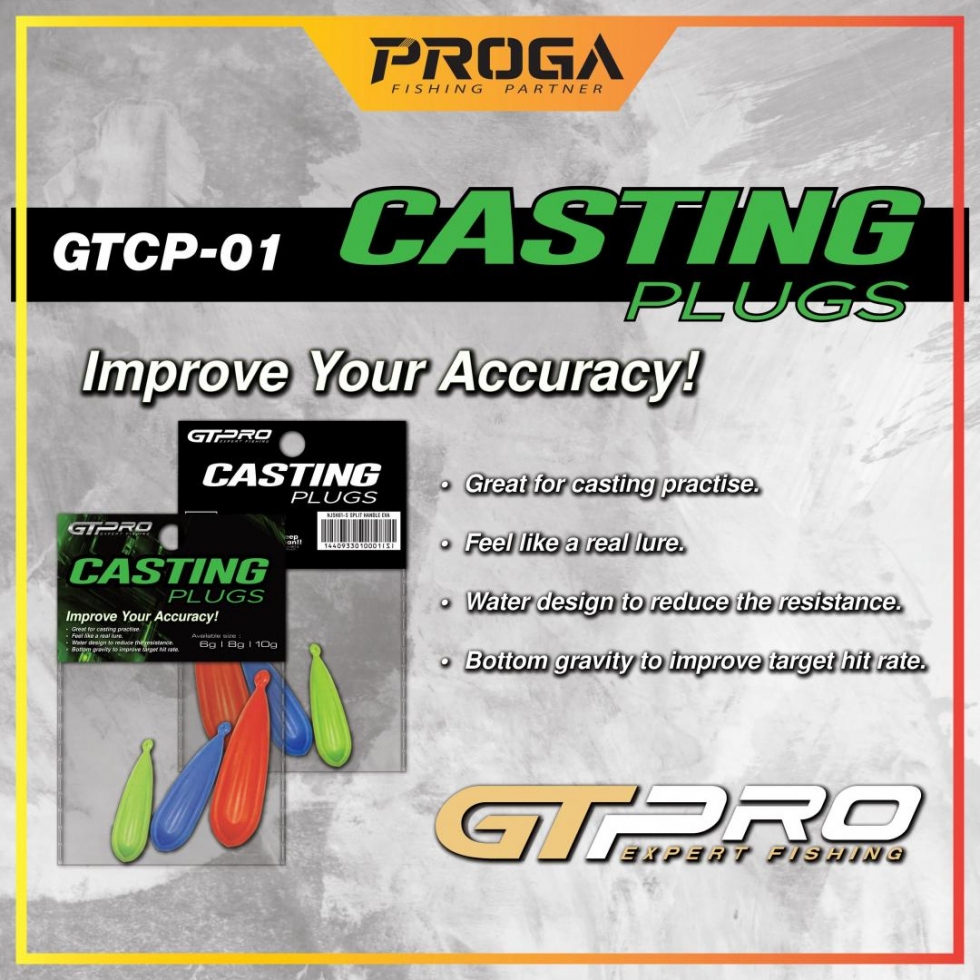 =GTCP-01= GTPRO CASTING PLUG COMBO (6G/8G/10G)