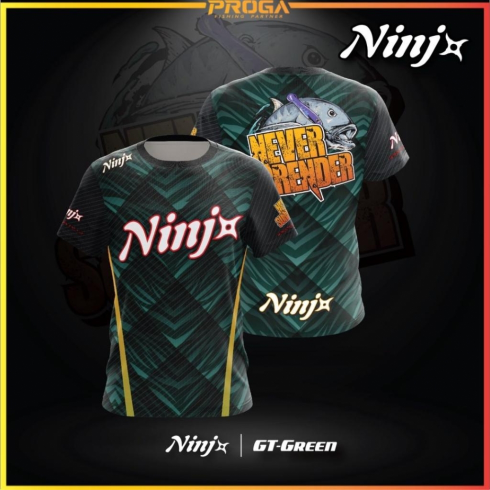 NINJ+ GT GREEN SHORT SLEEVE SHIRT #M-3XL