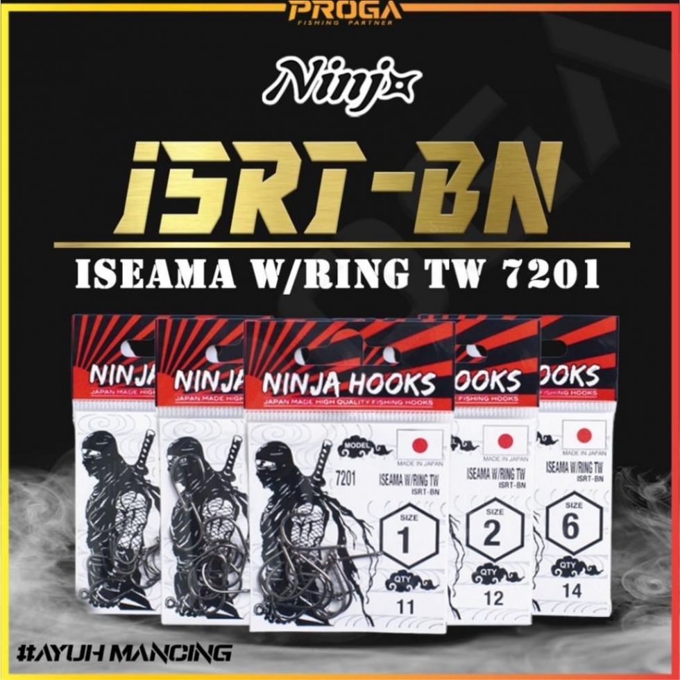 7201 ISRT-BN ISEAMA W/RING TW NINJx HOOK